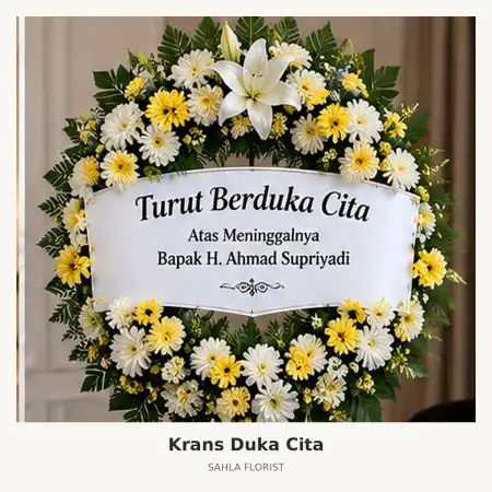 Krans Bunga Duka Pekalongan Selatan